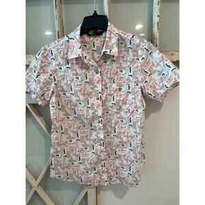 Outdoor Research size small Shape Scape womenβs button down shirt